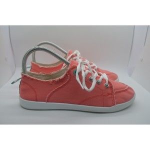 Vionic Womens Pismo Orange Fashion Sneaker Size 7